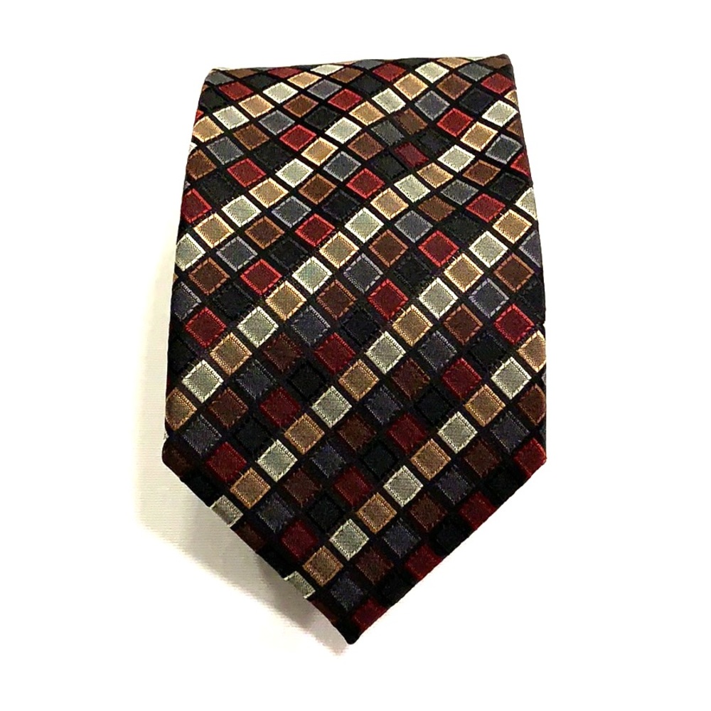 Alexander Julian Patterned Polyester Tie NWOT